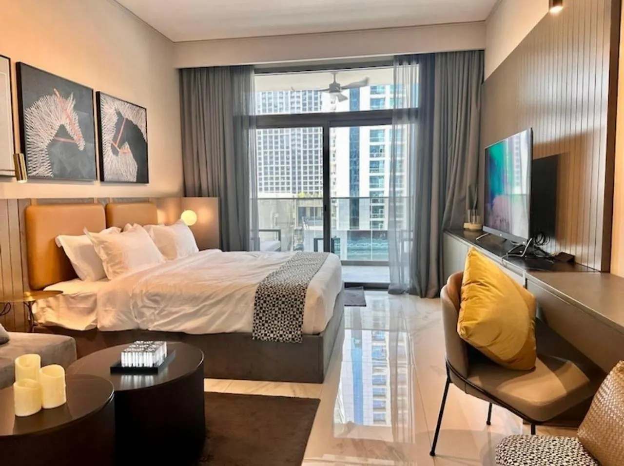 Mag 318 - 3 Min Walk To Dubai Mall - Luxury Studio - Pool & Sls View United Arab Emirates